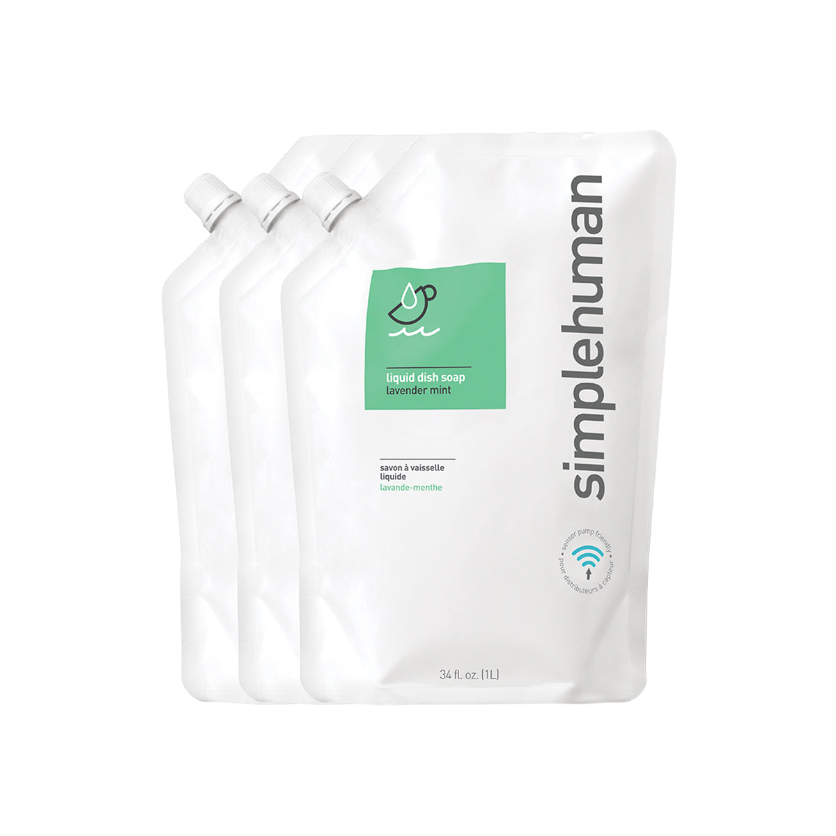 Lavender Mint Liquid Dish Soap Refill Pouch