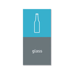 magnetic sorting label - glass - main image