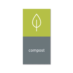 magnetic sorting label - compost - main image