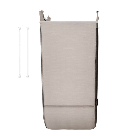 white laundry bag for single x-frame hamper 