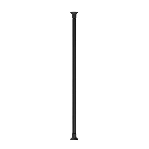 black hamper rod with knobs for x-frame hamper 