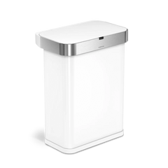 58L rectangular sensor can with voice and motion control