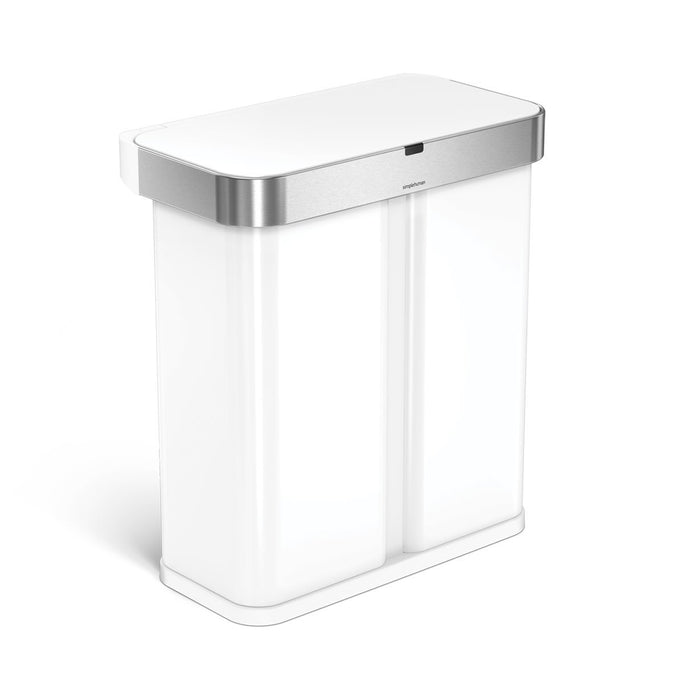 35L dual compartment under counter pull-out can - simplehuman